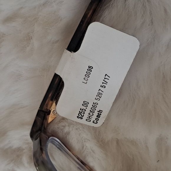 NWT RX-ABLE Coach Confetti Brown Tortoise Shell Eyeglass Frames 6065 - Picture 8 of 10